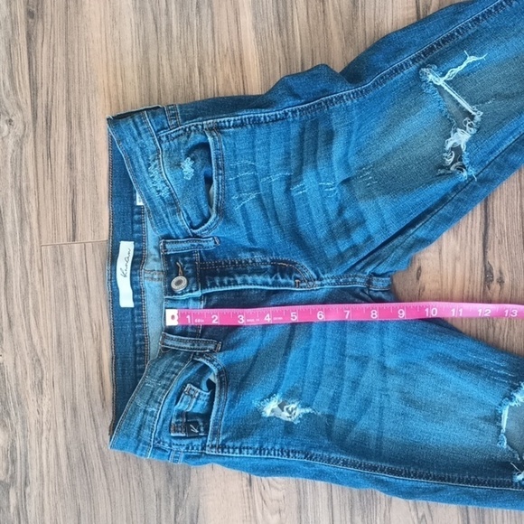 KanCan Los Angeles Twisted Seam raw hem distressed skinny jeans size 26 - Picture 7 of 9